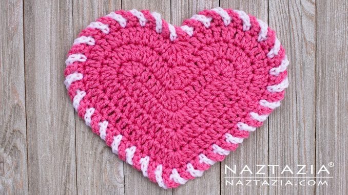 Heart shaped washcloth Heart shaped washcloth