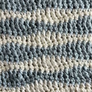 Long wave crochet pattern closeup thumbnail image