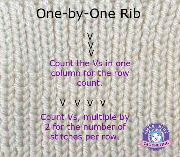 How to Count Knitting Stitches and Rows