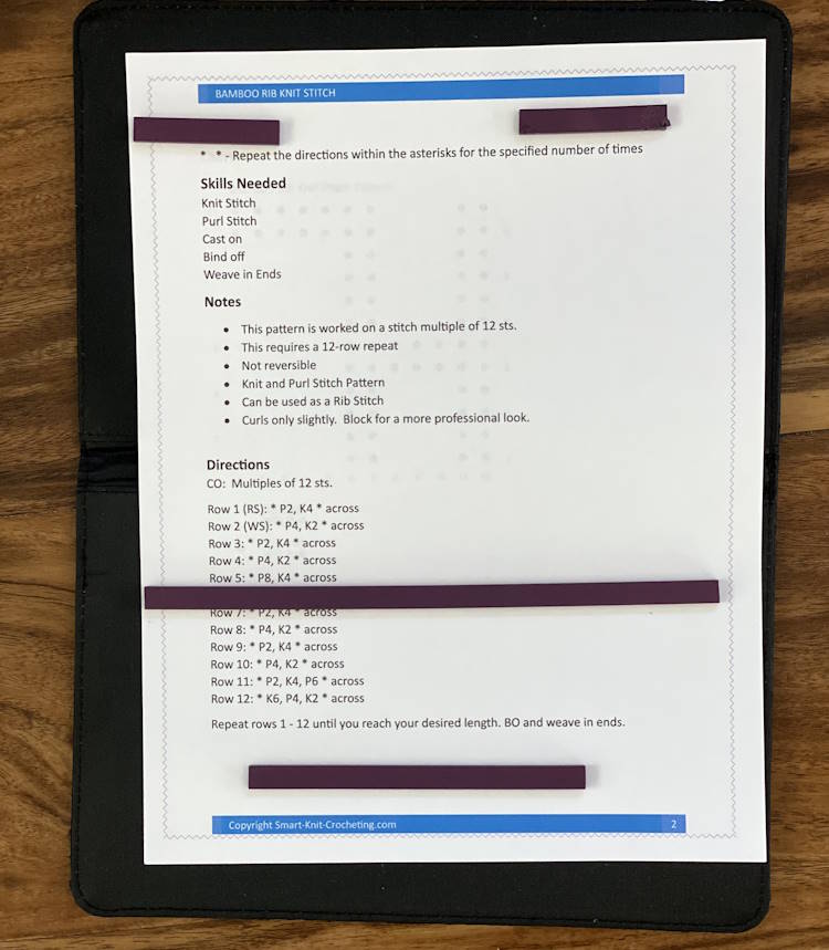 Pattern holder with magnets hold the pattern in place. Pattern holder with magnets hold the pattern in place.