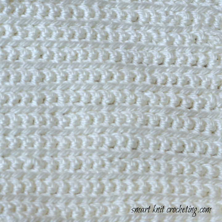 Single crochet rib stitch