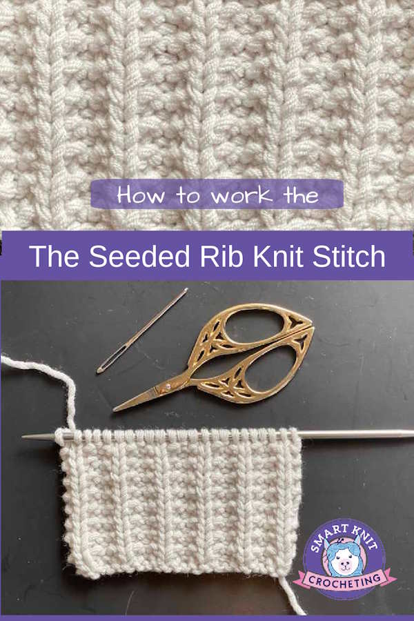 Seeded rib knit stitch pin image 500-900
