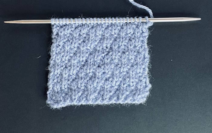 Seersucker - knitting in the round 🔯 Knit - Purl stitches
