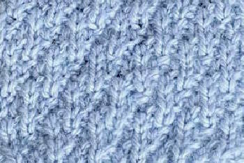 Seersucker knit stitch pattern worked in a thumbnail size 350-234 px Seersucker knit stitch pattern worked in a thumbnail size 350-234 px