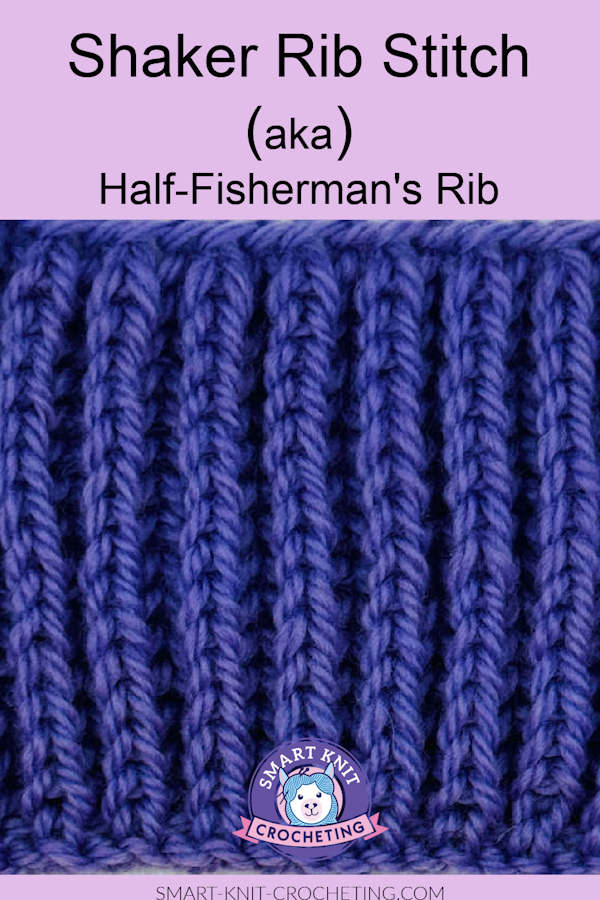 Shaker Rib Stitch Pin Image Shaker Rib Stitch Pin Image