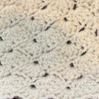 Shell stitch crochet closeup 321x321