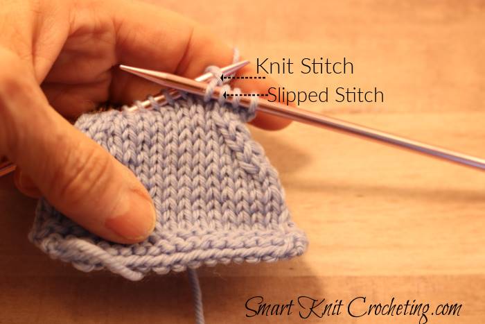 Knit One Stitch (SKP Knitting) The second step of SKP Knitting is to Knit one stitch