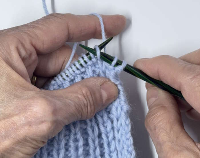 How to slip one purlwise with yarn held in back