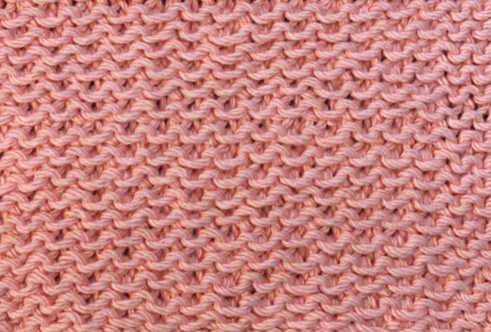 Right side showing of the knit stamen stitch pattern