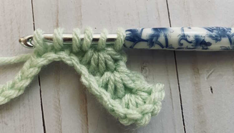 Step by Step Crochet Star Stitch, step 5