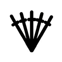 Crochet symbol for 5 double crochet increase