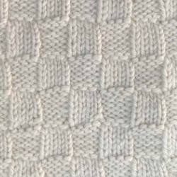 Thumbnail of the knit basketweave stitch