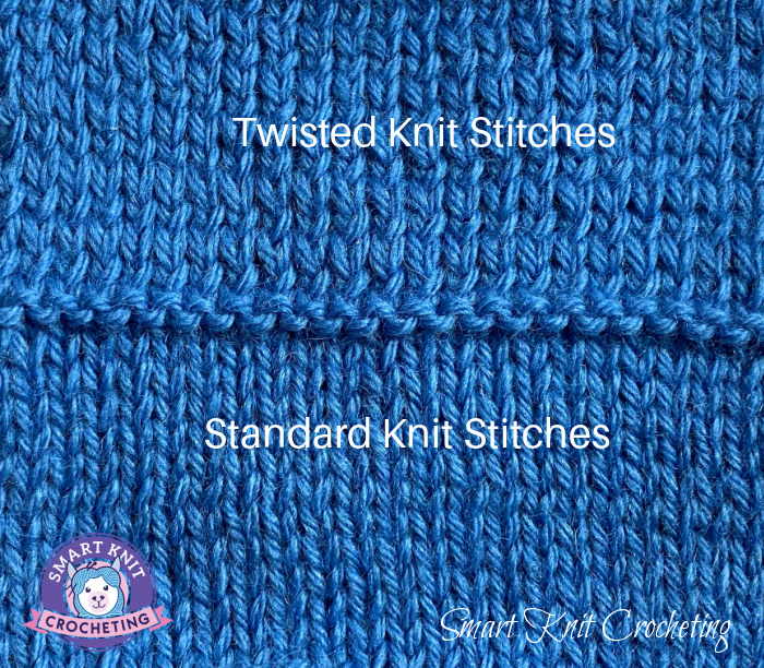 Twisted on sale knit stitch