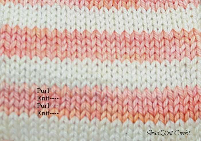 stripes in knitting using the stockinette stitch stripes in knitting using the stockinette stitch