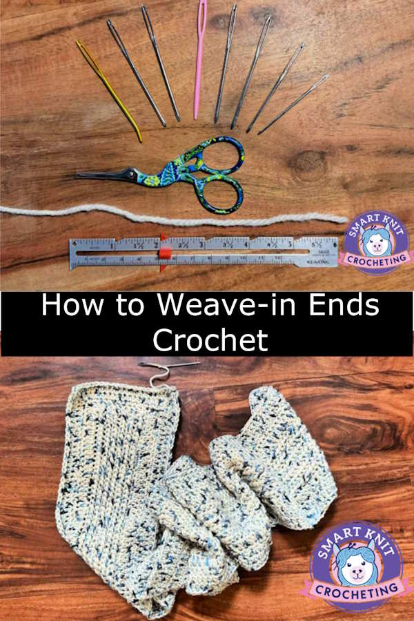 How to weave in ends in Crochet Stitches