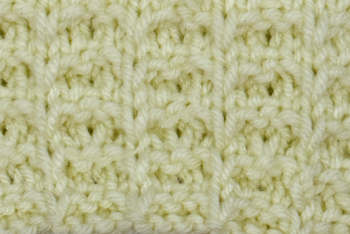 Thumbnail photo of the knit whelk stitch